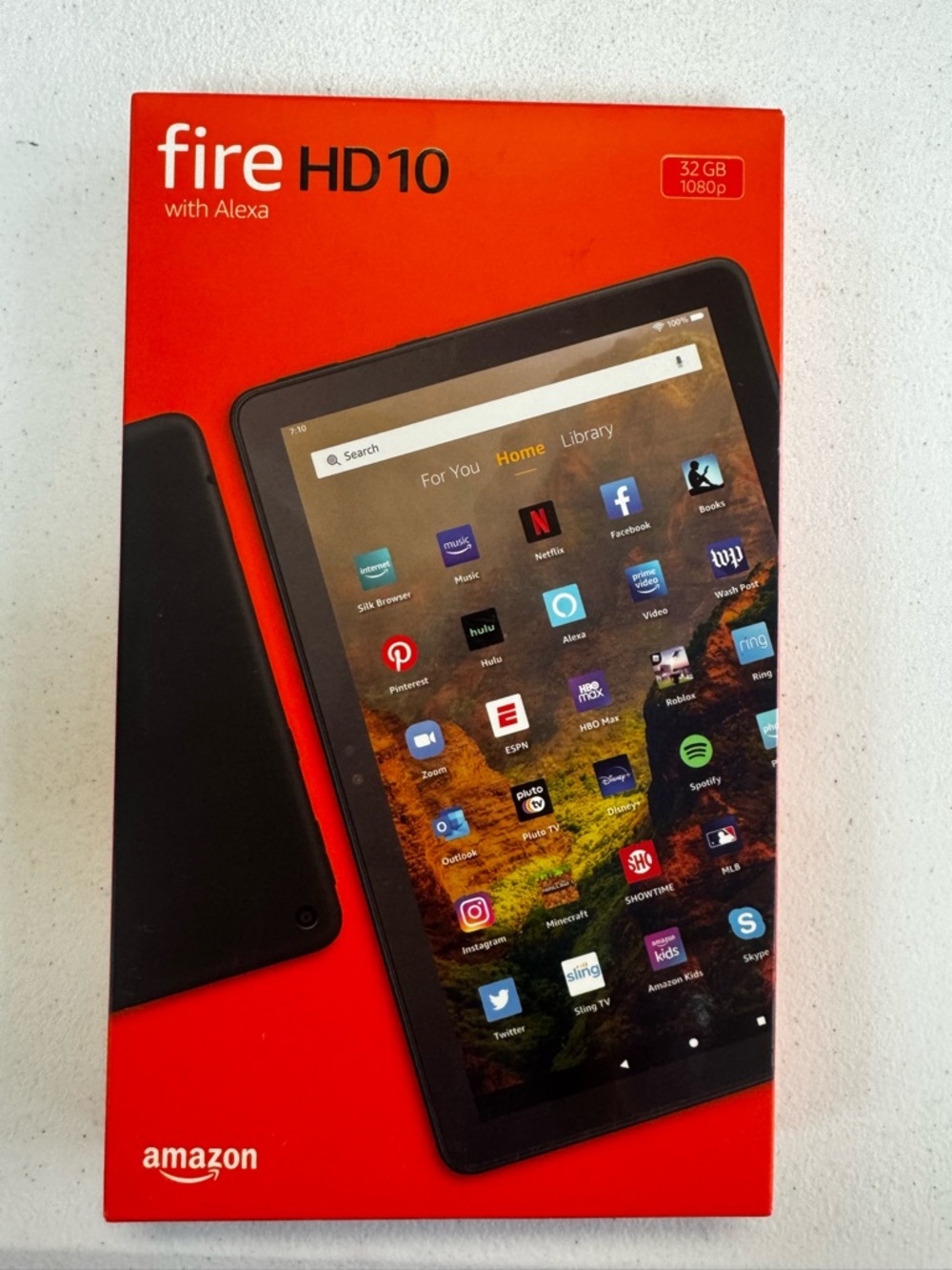 *Box Unopened* Amazon Fire HD 10 Tablet - Black